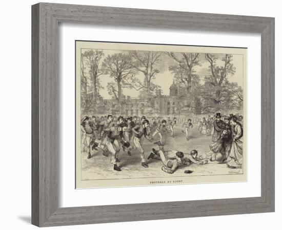Football at Rugby-null-Framed Giclee Print