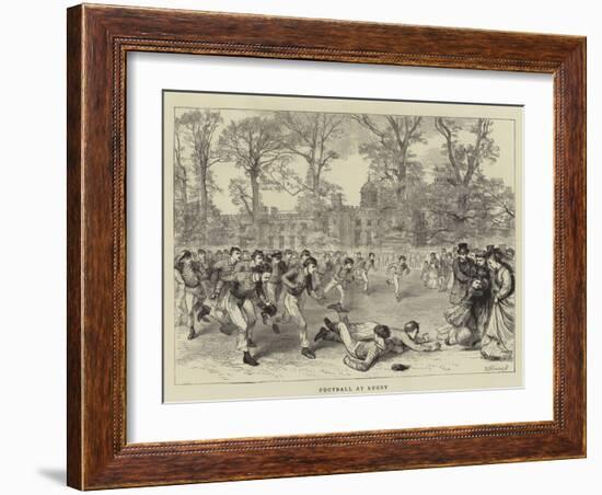 Football at Rugby-null-Framed Giclee Print