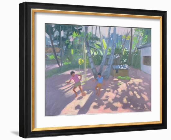 Football, Bentota, Sri Lanka, 1998-Andrew Macara-Framed Giclee Print