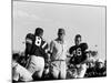 Football Coach Paul Bear Bryant of Texas A&M Talking W. Players During a Game-null-Mounted Premium Photographic Print