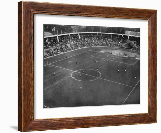 Football Final Between England and Denmark-null-Framed Photographic Print
