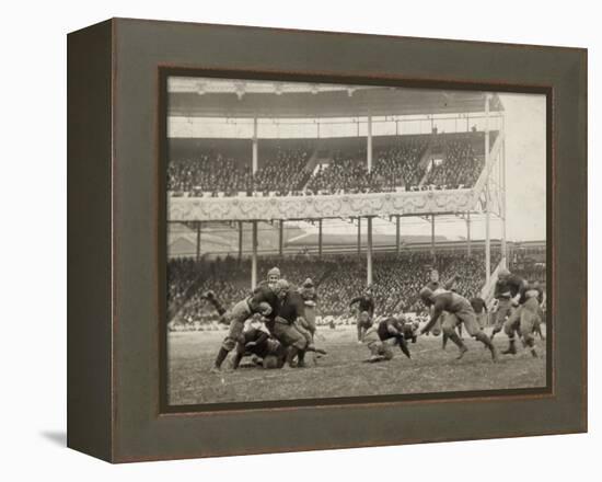 Football Game, 1916-null-Framed Premier Image Canvas