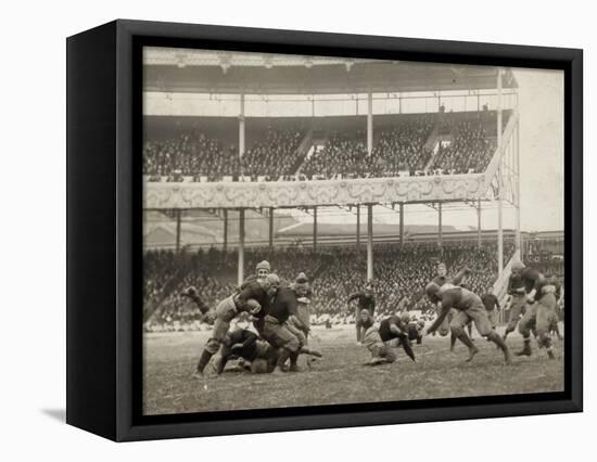 Football Game, 1916-null-Framed Premier Image Canvas