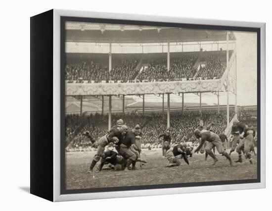 Football Game, 1916-null-Framed Premier Image Canvas