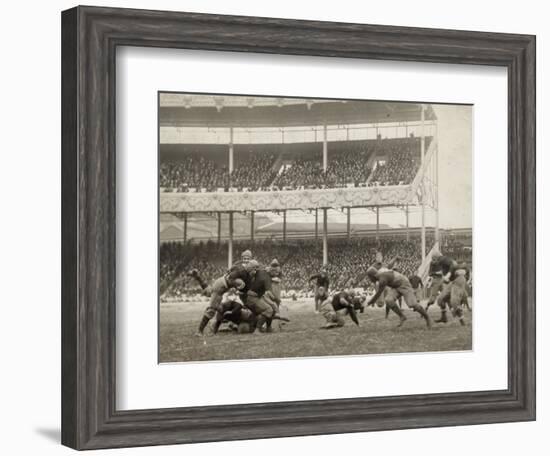 Football Game, 1916-null-Framed Photographic Print