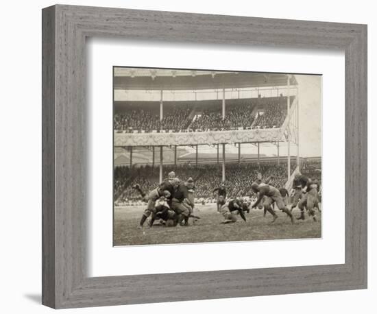 Football Game, 1916-null-Framed Photographic Print