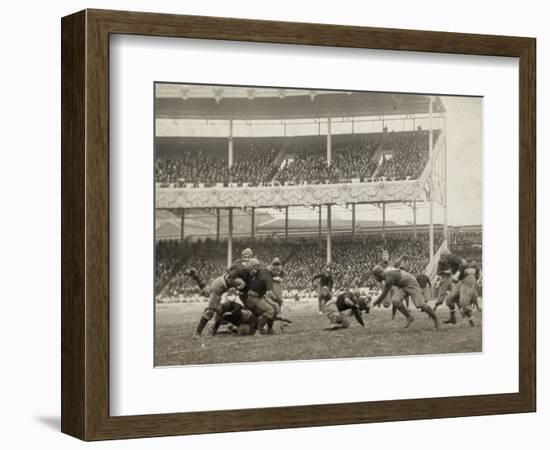 Football Game, 1916-null-Framed Photographic Print