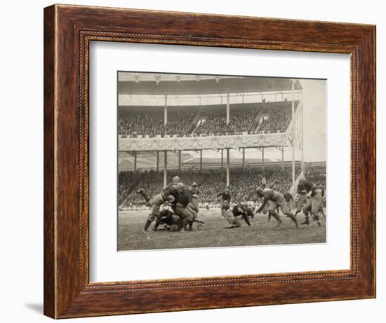 Football Game, 1916-null-Framed Photographic Print