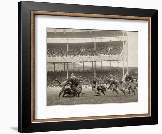 Football Game, 1916-null-Framed Photographic Print