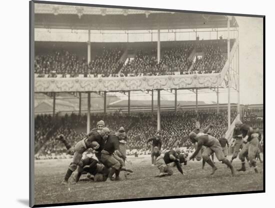 Football Game, 1916-null-Mounted Photographic Print