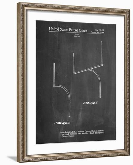 Football Goal Post Patent Print-Cole Borders-Framed Art Print