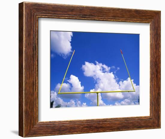 Football Goal Posts Against Sky-Alan Schein-Framed Photographic Print