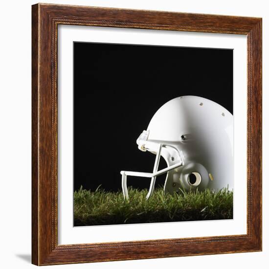 Football Helmet-Sean Justice-Framed Photographic Print