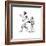 Football Hero-Norman Rockwell-Framed Giclee Print