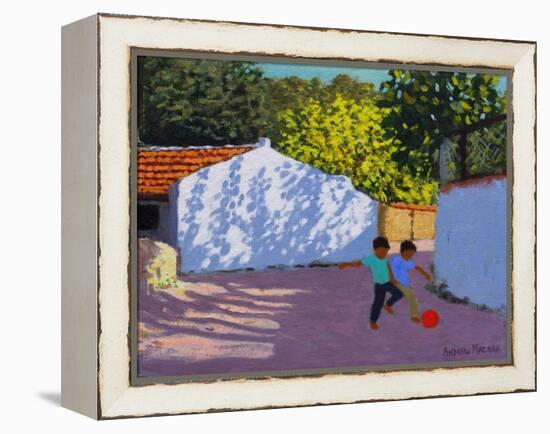 Football in Bodrum, 2018-Andrew Macara-Framed Premier Image Canvas