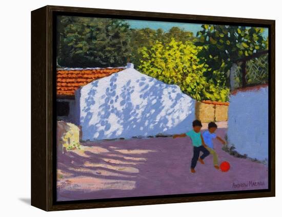 Football in Bodrum, 2018-Andrew Macara-Framed Premier Image Canvas