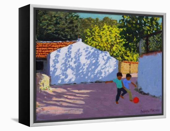 Football in Bodrum, 2018-Andrew Macara-Framed Premier Image Canvas