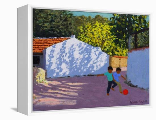 Football in Bodrum, 2018-Andrew Macara-Framed Premier Image Canvas