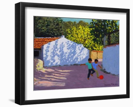 Football in Bodrum, 2018-Andrew Macara-Framed Giclee Print