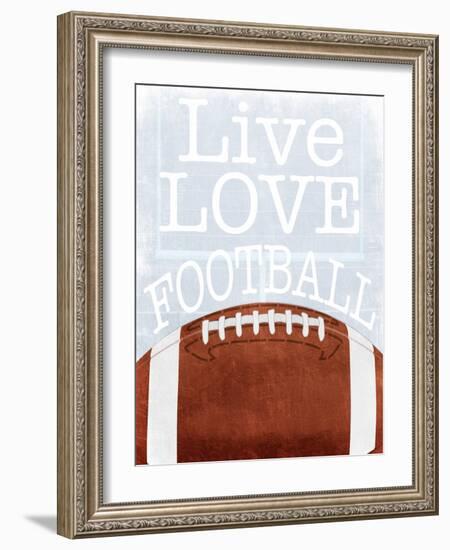 Football Love-Marcus Prime-Framed Art Print