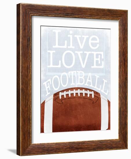 Football Love-Marcus Prime-Framed Art Print