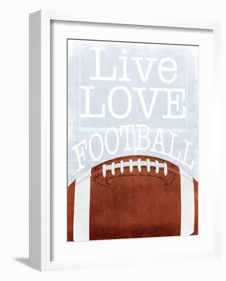 Football Love-Marcus Prime-Framed Art Print