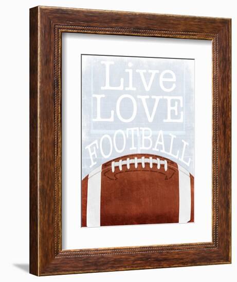 Football Love-Marcus Prime-Framed Premium Giclee Print