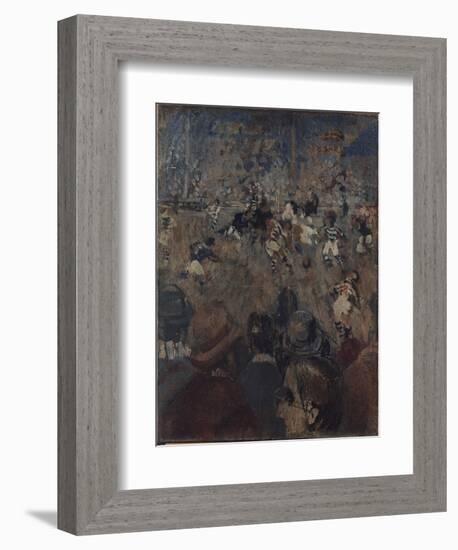 Football Match at Chelsea-English School-Framed Giclee Print