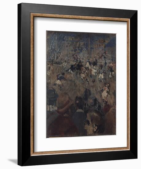 Football Match at Chelsea-English School-Framed Giclee Print