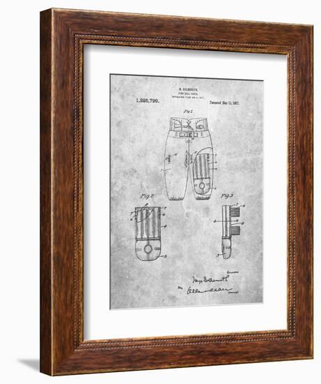 Football Pants Patent Print-Cole Borders-Framed Art Print