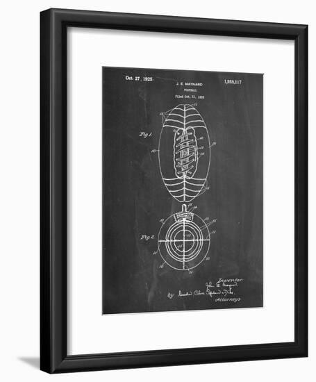 Football Patent 1923-null-Framed Art Print