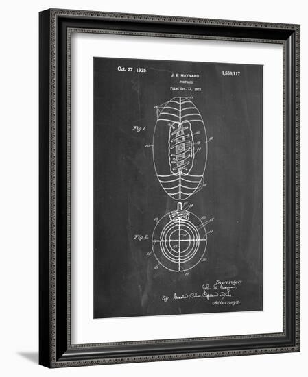 Football Patent 1923-null-Framed Art Print