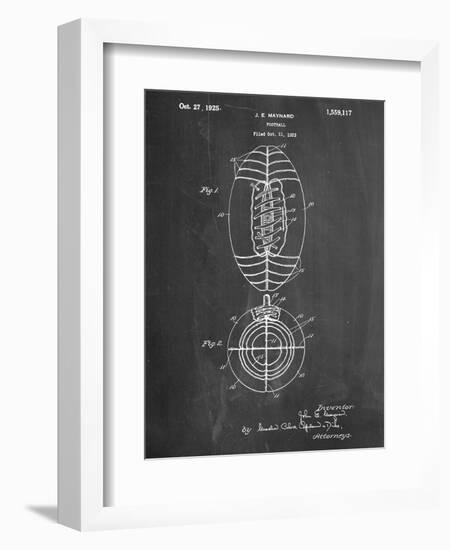 Football Patent 1923-null-Framed Art Print