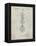 Football Patent 1923-Cole Borders-Framed Stretched Canvas