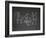 Football Play Strategy Drawn Out On A Chalk Board-Phase4Photography-Framed Premium Giclee Print