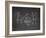 Football Play Strategy Drawn Out On A Chalk Board-Phase4Photography-Framed Art Print