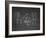 Football Play Strategy Drawn Out On A Chalk Board-Phase4Photography-Framed Art Print