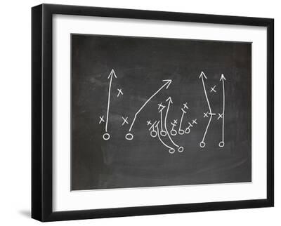 Football plays chalk Cut Out Stock Images & Pictures - Alamy