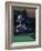 Football Player in Action-null-Framed Photographic Print