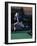Football Player in Action-null-Framed Photographic Print