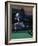 Football Player in Action-null-Framed Photographic Print