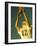 Football Player Reaching Up To Catch a Ball-null-Framed Photographic Print