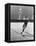 Football Player Running with Ball-null-Framed Stretched Canvas
