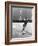 Football Player Running with Ball-null-Framed Photo