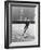 Football Player Running with Ball-null-Framed Photo
