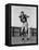 Football Player Throwing Ball-null-Framed Stretched Canvas