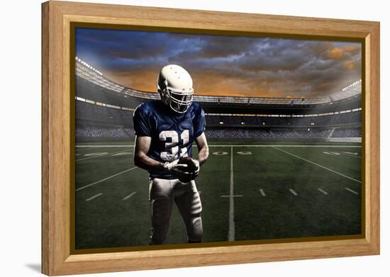 Football Player-Beto Chagas-Framed Premier Image Canvas