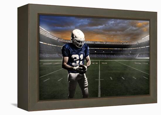 Football Player-Beto Chagas-Framed Premier Image Canvas