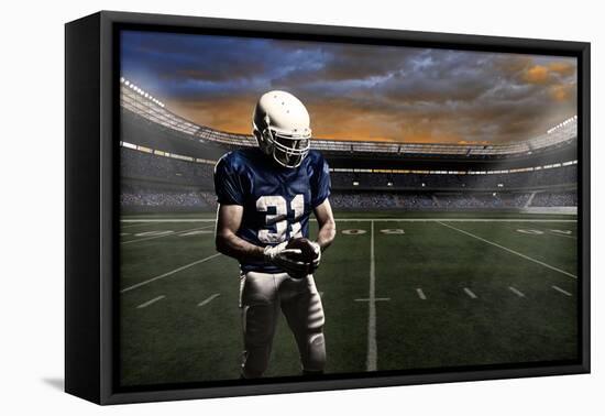 Football Player-Beto Chagas-Framed Premier Image Canvas