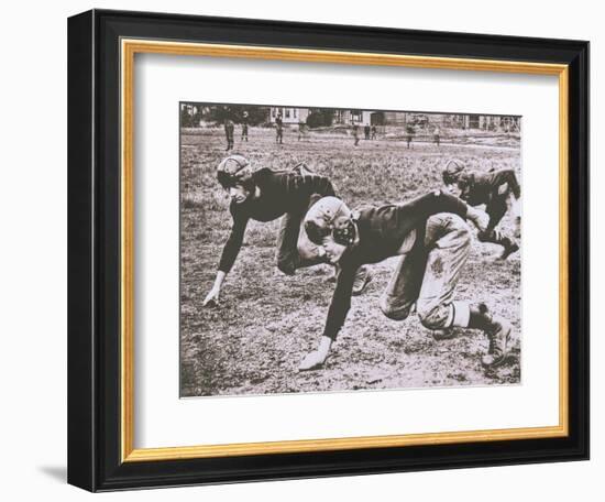 Football Players, Early 1900S-Marvin Boland-Framed Giclee Print